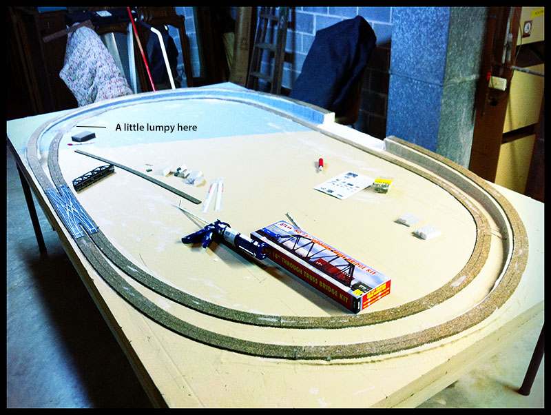 Cork Roadbed Slightly Lumpy Model Railroader Magazine Model Railroading, Model Trains